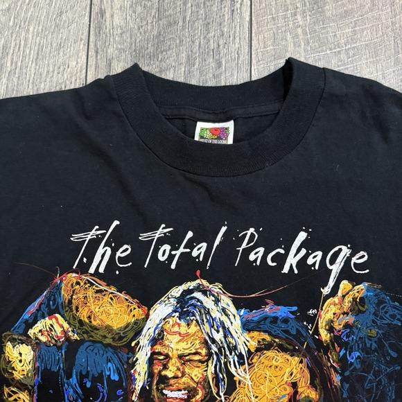Vintage 90s WCW Lex Luger Total Package Wrestling Graphic T-Shirt RARE Mens XXL - Picture 3 of 9